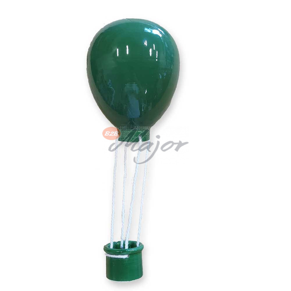 Mongolfiera Ceramica Verde