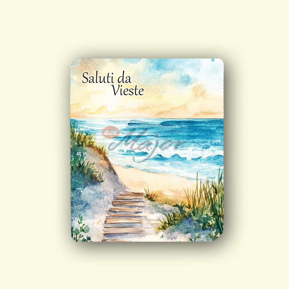 Magnete Dipinto Spiaggia 