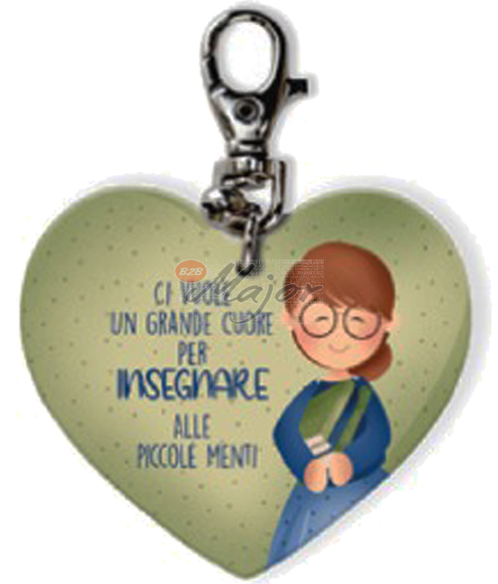 Portachiave Legno Insegnare