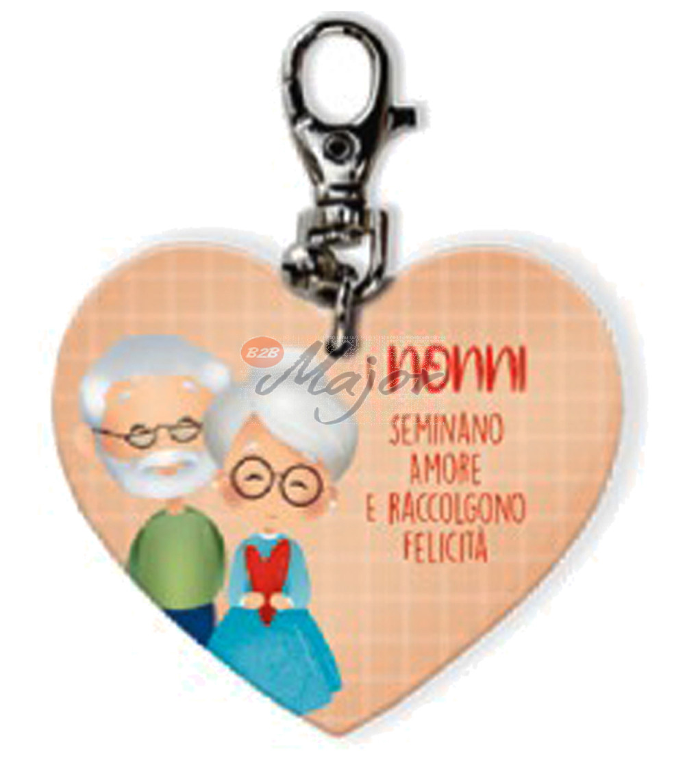 Portachiave Legno Nonni
