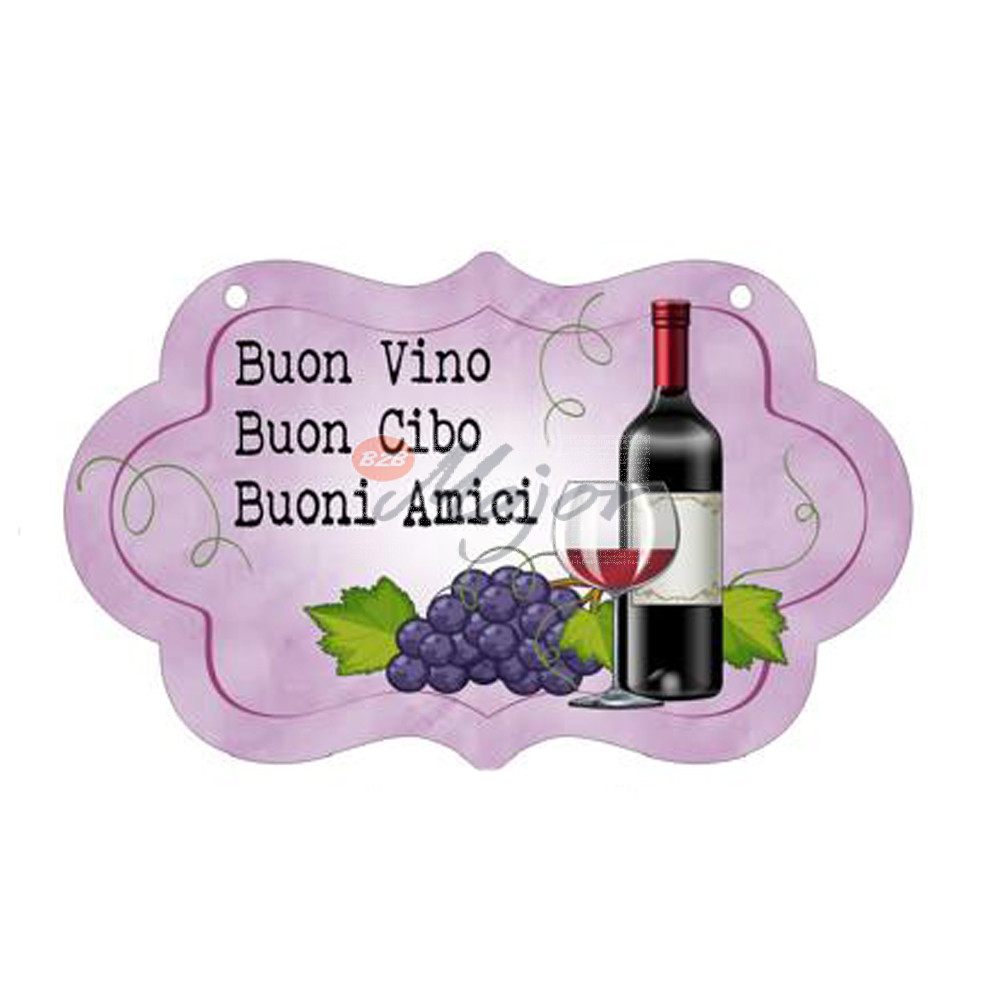 Targa Nuvoletta 3D Buon Vino