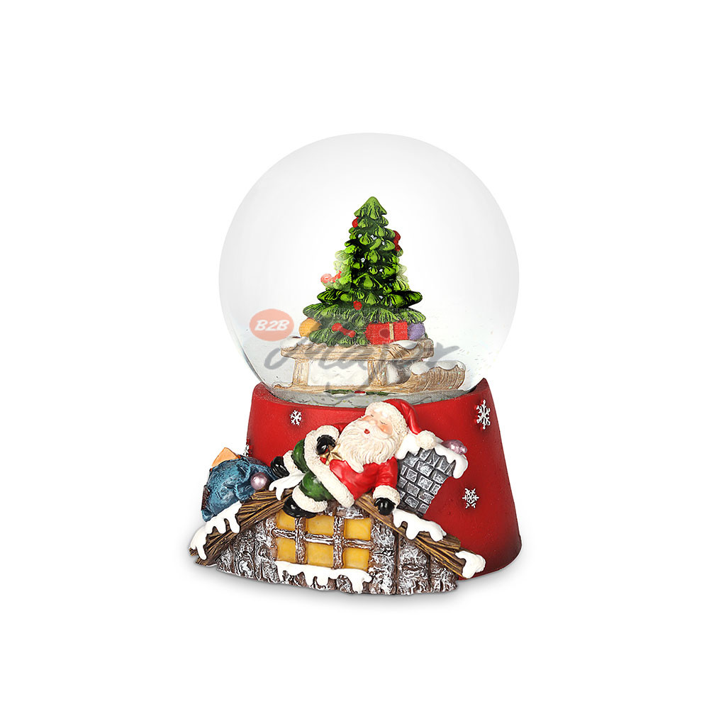 Sfera Carillon Babbo Natale