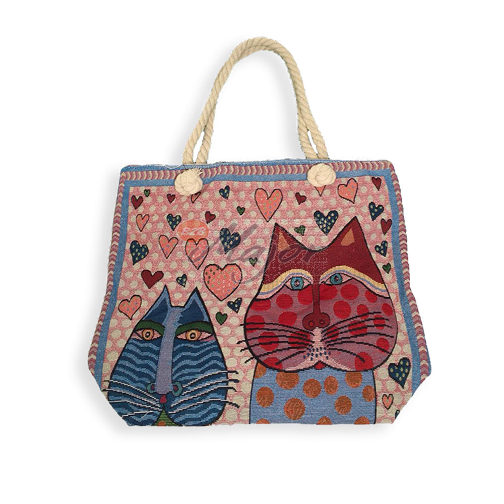Borsa Stoffa Gatti