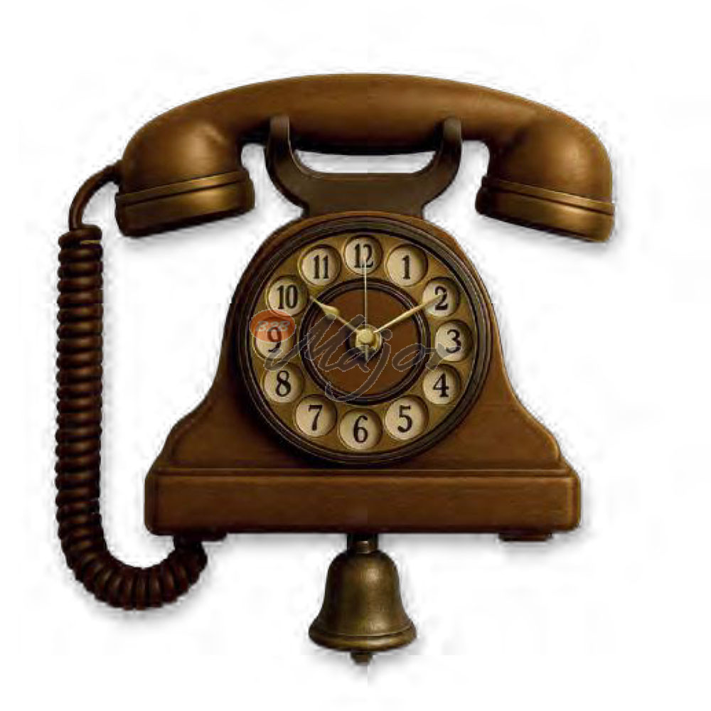 Orologio Pendolo Telefono Vintage
