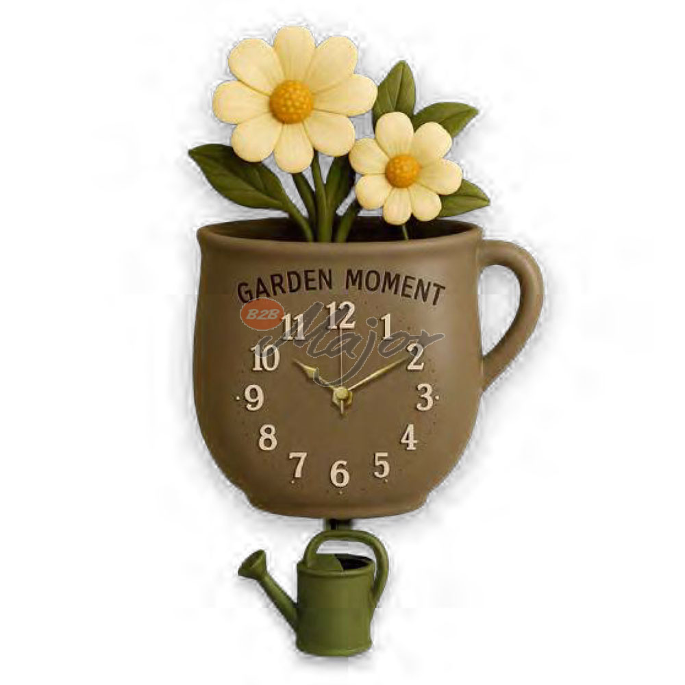 Orologio Pendolo Fiori