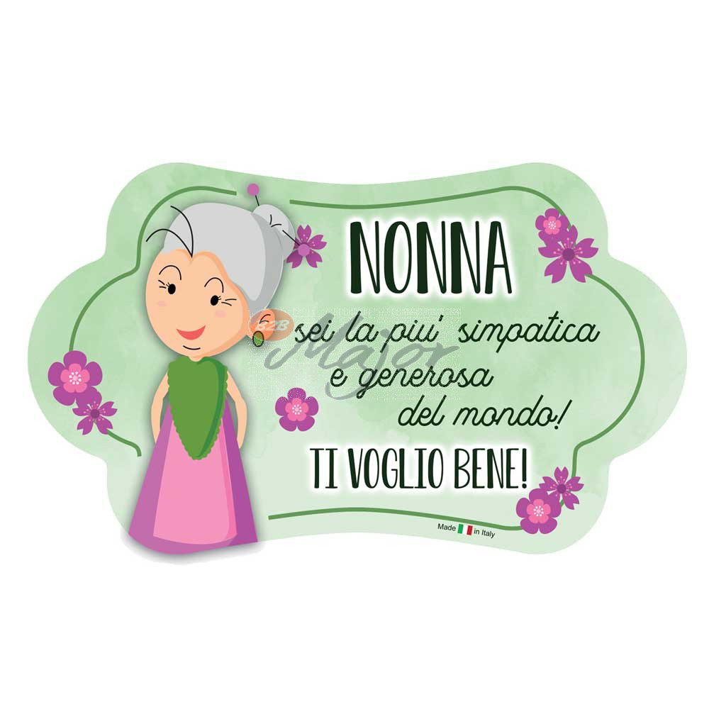 Targa Nuvoletta Nonna