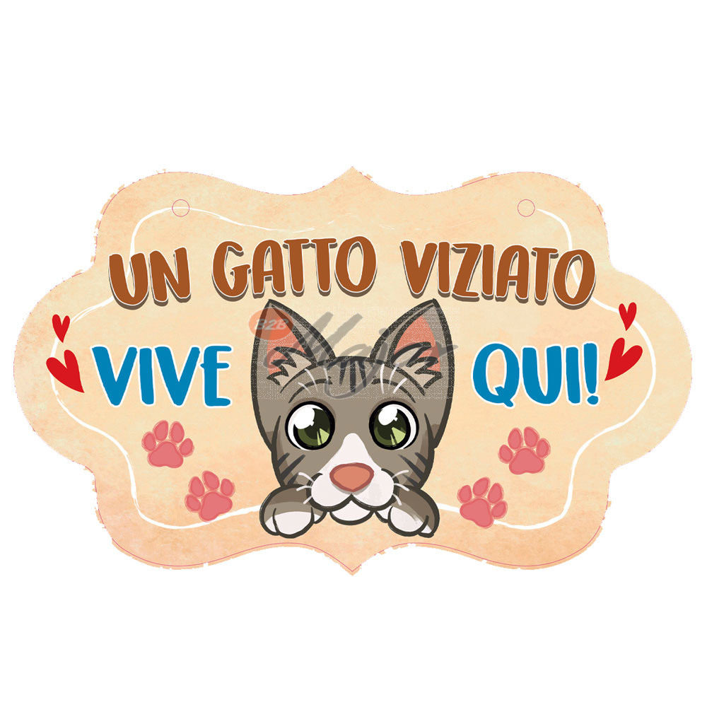 Targa Nuvoletta Gatto 