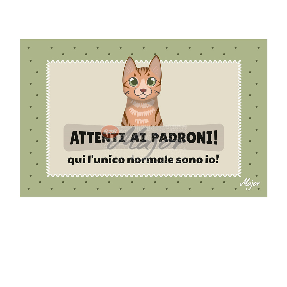 Targa Attenti Al Padrone