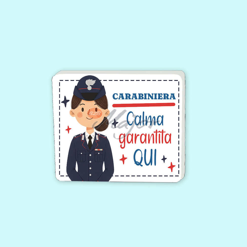 Magnete Mestiere Carabiniera