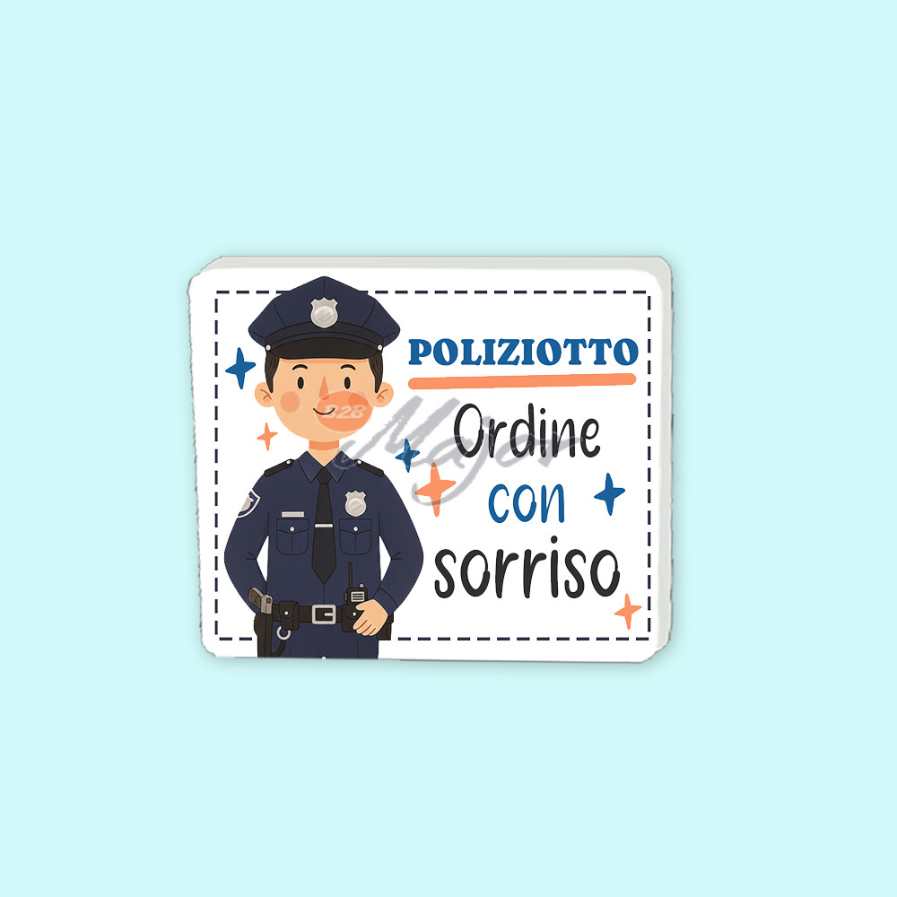 Magnete Mestiere Poliziotto