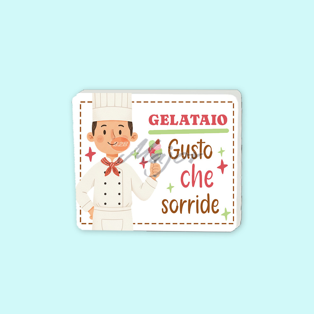 Magnete Mestiere Gelataio