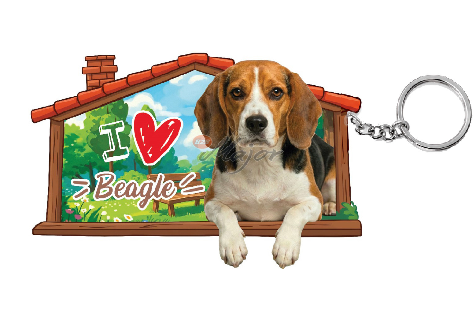 Portachiave Cuccia Beagle