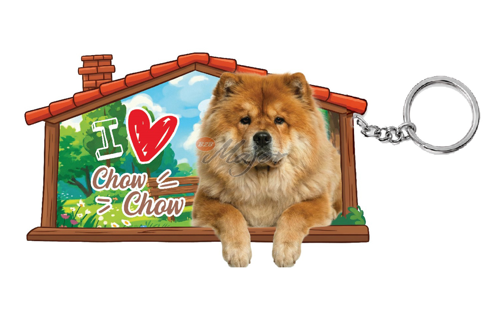 Portachiave Cuccia Chow Chow