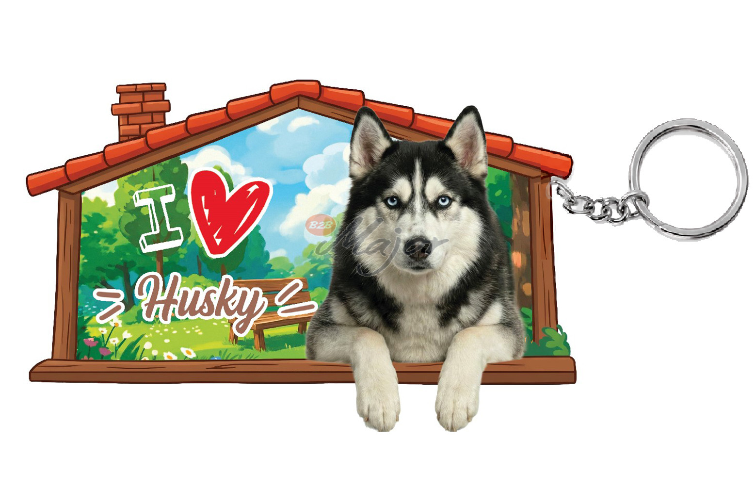 Portachiave Cuccia Husky