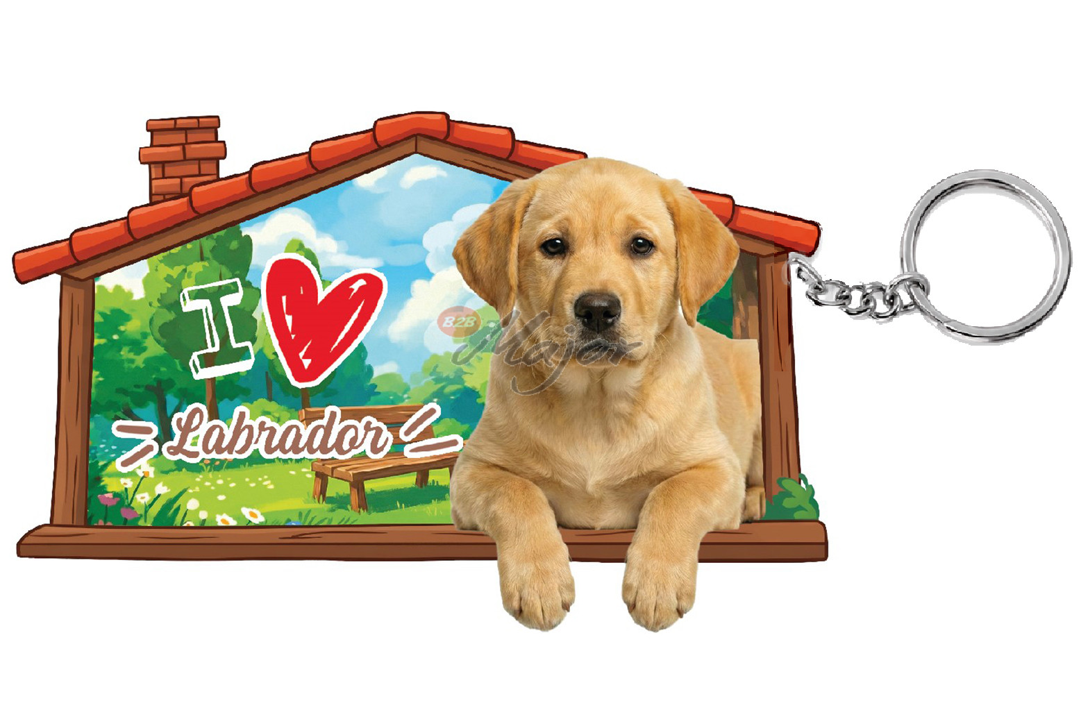 Portachiave Cuccia Labrador 
