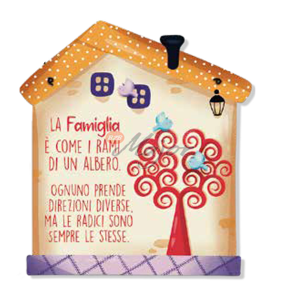 Targa  Casetta Famiglia