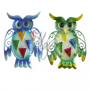 Decorazione Gufo Metallo
