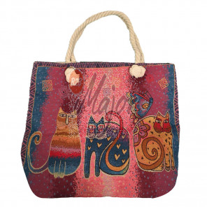 Borsa Stoffa Gatti
