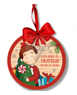 Targa Natale Fratello