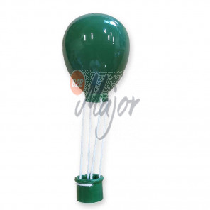Mongolfiera Ceramica Verde