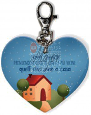 Portachiave Legno Casa