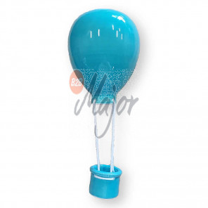 Mongolfiera Ceramica Azzurra