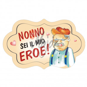 Targa Nuvoletta 3D Nonno