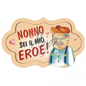 Magnete Nuvoletta Nonno Eroe