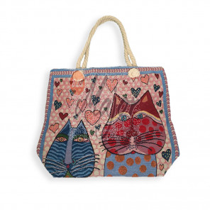 Borsa Stoffa Gatti