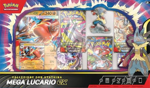 Pokémon: collezione con statuina Mega Lucario-ex