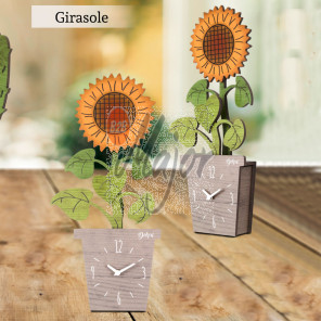 Orologio 3D Girasole