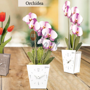 Orologio 3D Orchidea