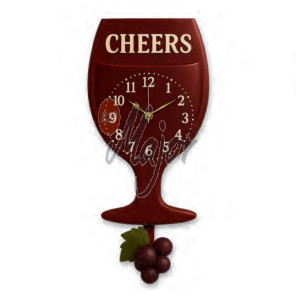 Orologio Pendolo Vino
