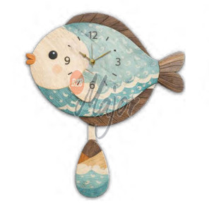 Orologio Pendolo Pesce