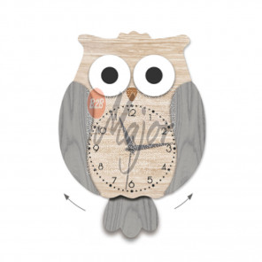 Orologio Pendolo Gufo