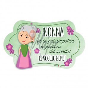 Targa Nuvoletta Nonna