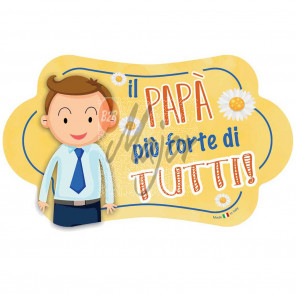 Targa Nuvoletta Papà