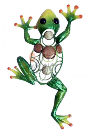 Decorazione Metallo Rana Piccola