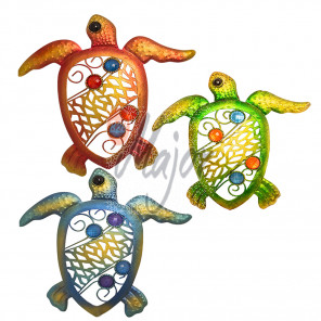 Decorazione Tartaruga Metallo