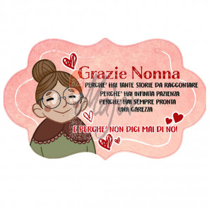 Targa Nuvoletta Nonna