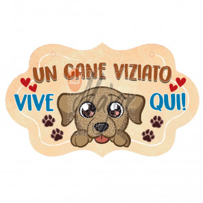 Targa Nuvoletta Cane 