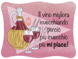 Magnete con Dedica Vino