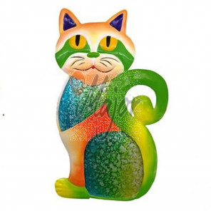 Decorazione Gatto Metallo