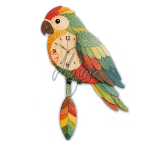 Orologio Pendolo Pappagallo