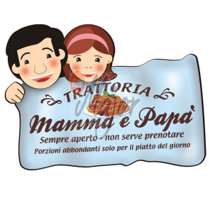 Magnete Dedica Mamma e Papà