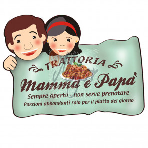 Magnete Dedica Mamma e Papà