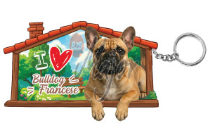 Portachiave Cuccia Bulldog Francese