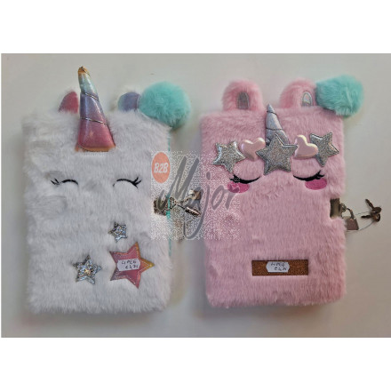 Agende Peluche Unicorno