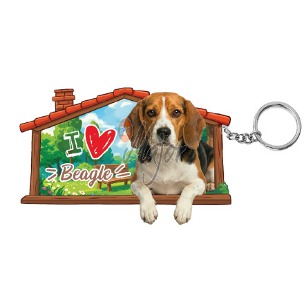 Portachiave Cuccia Beagle