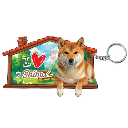 Portachiave Cuccia Shiba